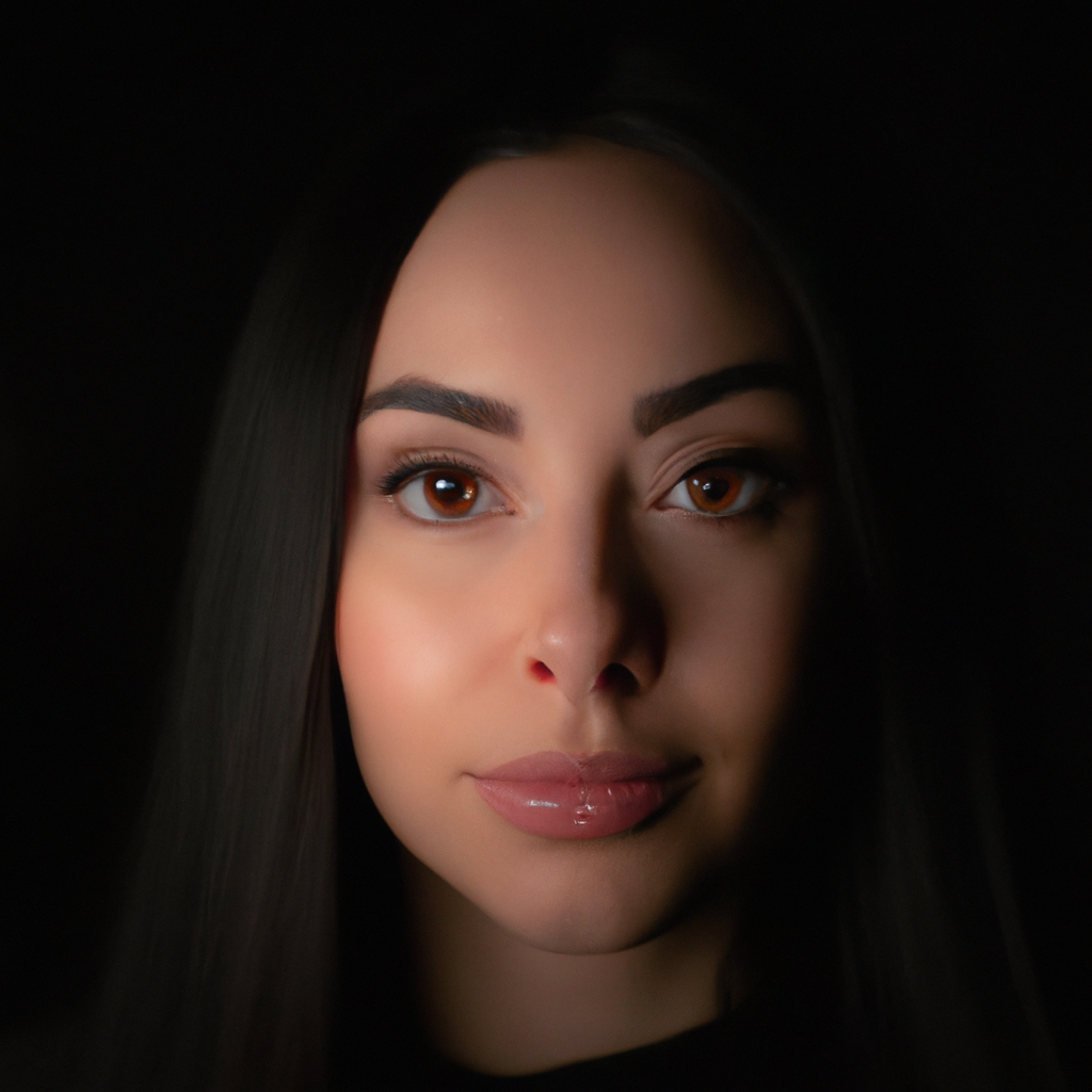 Foto antes de la edición de retrato